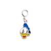 Berloque Pato Donald Resinado banhado a prata 950