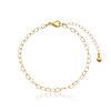 Pulseira Elos de Coração Banhada a Ouro 18k