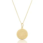 Colar Pai Nosso médio banhado a ouro 18k