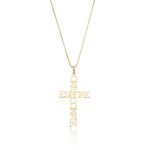 Colar Ore, Espere, Confie Banhado a ouro 18k