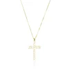 Colar Jesus Pai Nosso Banhado a ouro 18k
