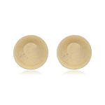Brinco Fixo Redondo banhado a ouro 18k