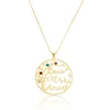 Colar Deus é Amor banhado a Ouro 18k