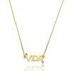 Colar Vida banhado a ouro 18 k