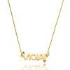 Colar Vigiai banhado a ouro 18 k