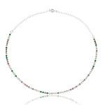 Colar Choker Riviera Banhado a prata 950