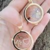 Colar Cápsula Nomes e/ou Pingentes cravejados com Zircônias banhado a ouro 18k