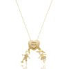 Colar Personalizado Coração com até 4 nomes Gravados e Pingentes banhado a ouro 18k