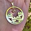 Colar Personalizado Família até 6 Nomes banhado a ouro 18k