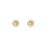 Brinco Ponto de Luz Cravejado com Zircônia banhado a ouro 18K