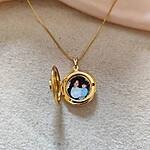 Colar Personalizado Relicário Foto banhado a ouro 18K