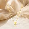 Colar Estrela banhado a ouro 18 K